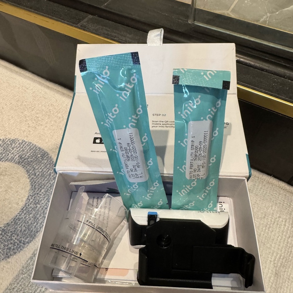 Inito fertility monitor for iPhone 15